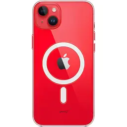 Чохол до мобільного телефона Apple iPhone 14 Plus Clear Case with MagSafe Model A2915 (MPU43ZE/A) - мініатюра 5
