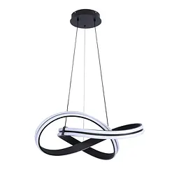 Люстра стельова LED Levistella 78778094 BK, 120W, регульована температура світла, чорний метал, сучасний стиль