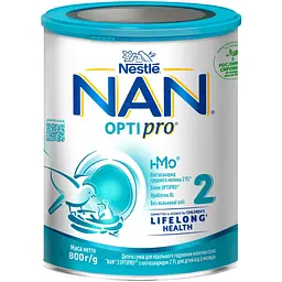 Уцінка. Суха молочна суміш NAN Optipro 2, 800 г