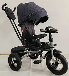 Велосипед 6088 F – 702-15 Best Trike поворотне сидіння, складне кермо, з usb,bluetooth надувні колеса, пульт включення світла і звуку (6989151361540) - мініатюра 2