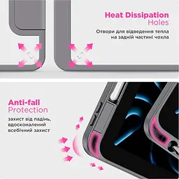 Чохол ArmorStandart Y-Type PEN для Apple iPad Air 10.9` (2020-2022)/Air 11` (2024-2026)/Pro 11` (2020-2022) Gray (ARM77528) [142400] - мініатюра 6