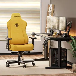Ігрове крісло Anda Seat Kaiser 3E XL Bright Yellow Fabric (AD23YC-XL-09-Y-CF-Y01) - мініатюра 9