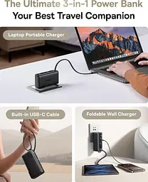 Зовнішній акб Baseus Nomos NT11 Omni Charge 10000mAh 67W P10078807123-00 - мініатюра 4