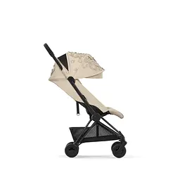 Коляска Cybex Coya Matt Black Simply Flowers Beige - мініатюра 4
