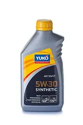 Автомобільна моторна олива YUKO SYNTHETIC 5W-30 1л