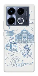TPU чохол Demsky Southern pearl для Infinix Note 40 4G