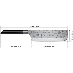 Ніж Risoli Dr. Green Usuba 18 см (02040DR/18US) - мініатюра 4