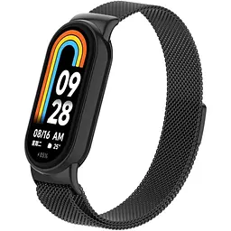 Ремінець ArmorStandart Milanese Magnetic Band для Xiaomi Smart Band 8 / 9 / 10 Black (ARM86890) [94763]