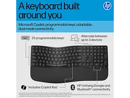 Клавіатура HP 680 Comfort Dual-Mode (8T6L8AA) - мініатюра 2