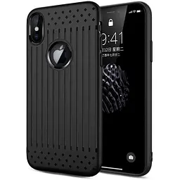 Чохол накладка Primo Shell TPU для Apple iPhone X / iPhone XS Black - мініатюра 2