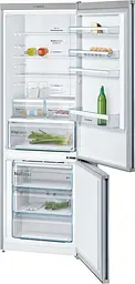 Холодильник з нижньою морозильною камерою Bosch KGN49XI30U нержавіюча сталь (KGN49XI30U) - мініатюра 2
