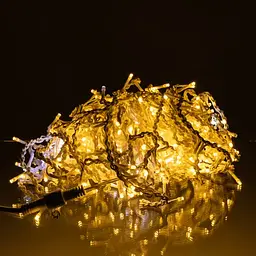 Вулична гірлянда Бахрома GarlandoPro 20 м 335 LED білий дріт Жовтий 20MWY