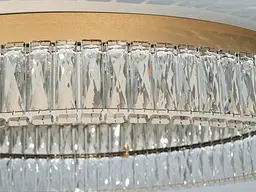 Стельова LED люстра Diasha 587/800G 100W до 22 м2 колір золото - мініатюра 6