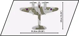 Конструктор COBI літак 1:32 DE HAVILLAND DH.98 MOSQUITO 5735 - мініатюра 4