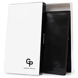 Чоловіче шкіряне портмоне GRANDE PELLE 9,5х18х1 см acs0018656 - мініатюра 5