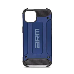 Чехол для Apple iPhone 14, Panzer, синий, противоударный, бронированный, милитари, панель-накладка, защита всего корпуса, защита дисплея и камеры, термополиуретан (TPU) + поликарбонат (PC), ArmorStandart (ARM70822)