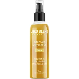 Масло после загара Joko Blend After Sun Shimmer Oil Gold, с шиммером, 100 мл