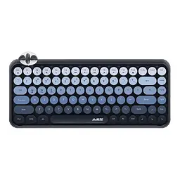 Ігрова бездротова мембранна клавіатура AJAZZ 308I / Bluetooth / 84 клавіші / Blue