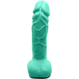 Крафтове мило-член із присоскою Чистий Кайф Turquoise Size M - мініатюра 2
