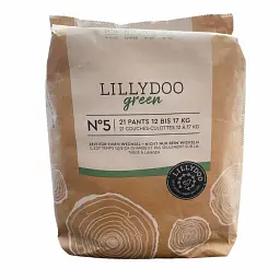 ЕКО підгузки-трусики LILLYDOO Green 5 (12-17 кг), 21 шт