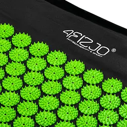 Килимок акупунктурний 4FIZJO Аплікатор Кузнєцова з валиком 128 x 48 см Black/Green 4FJ0048 (P-5907222931769) - мініатюра 3