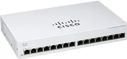 Комутатор мережевий Cisco CBS110-16T-EU