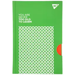 Блокнот Yes Success is built green А5, 96 аркушів, в клітинку (152053)