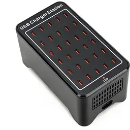 Зарядна станція ILEPO багатопортова на 30 Type-C портів 150 Вт / мережевий мультизарядний пристрій (19019)