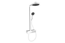 Душова система з термостатом Hansgrohe Rainfinity 250 1jet EcoSmart matt white 28742700