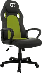 Геймерське крісло GT Racer чорне із зеленим (X-2640 Black/Green) - мініатюра 2