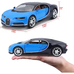 Ігрова автомодель Maisto Bugatti Chiron Blue 1:24 (31514 met. blue) - мініатюра 11