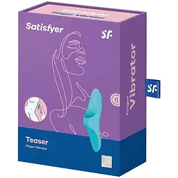 Вібратор на палець Satisfyer Teaser Light Blue - мініатюра 6