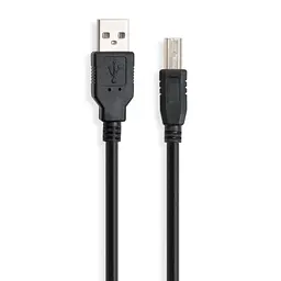 Кабель для принтера USB 2.0 AM/BM 1.8 m Vinga (VCPDCAMBM1.8BK) - мініатюра 2