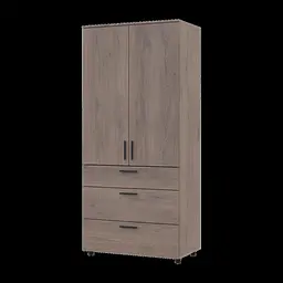 Шафа для одягу Doros Торн Кремона Канноло 2 ДСП/3Ш (штанга) 90х51.6х200 (44900429) - мініатюра 4