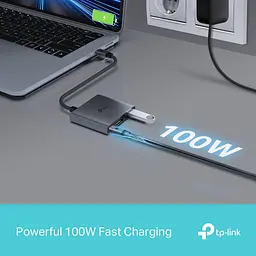 TP-Link Хаб USB UH3020C USB-C > 1xUSB3.0/1xUSBC (PD 100W)/1xHDMI - мініатюра 6