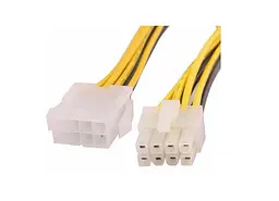 Кабель живлення для процесора (подовжувач) ATX 8pin M/F (S0173)