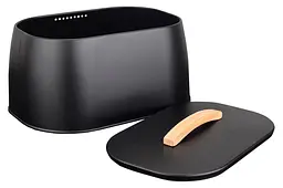 Хлібниця Maestro MR-1675-BLACK 355 x 240 x 165мм чорна - мініатюра 2
