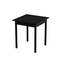 Стіл кухонний Ferrum-decor Агата 75x90x90 Чорний ДСП Сосна Кембра 16мм (FRD-105686)