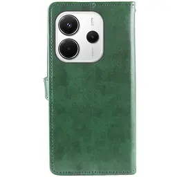 Шкіряний чохол-книжка GETMAN Gallant (PU) для Xiaomi Redmi Note 14 4G (Europe version) Зелений - мініатюра 3