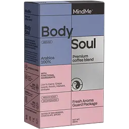 Набір: кава MindMe Body & Soul декафеїнова функціональна мелена 250 г + колагенові вершки з кокосовим молоком MindMe Beauty Creamer 210 г - мініатюра 2