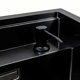 Кухонна мийка прихована чорна Platinum TZ 40x50, Чорний - мініатюра 5