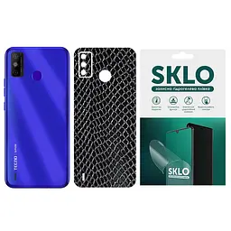 Захисна плівка SKLO Back (тил) Snake для TECNO Spark 6 Go Чорний