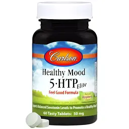 5-HTP Гідрокситриптофан Carlson Healthy Mood 50 мг 60 таблеток
