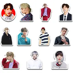 Стікерпак набір наклейок G-Toys Stray Kids 45 шт. (SP SK 02) - мініатюра 3