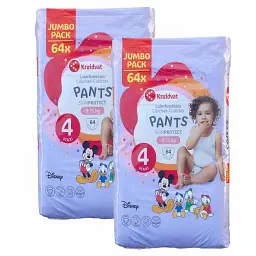 Дитячі підгузники - трусики Kruidvat Розмір 4 Maxi (8-15 кг), 128 шт JUMBO PACK
