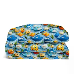 Дитяча постільна білизна Cosas OCEAN FRIENDS 110х140см (OceanFriends_01White_140) - мініатюра 3