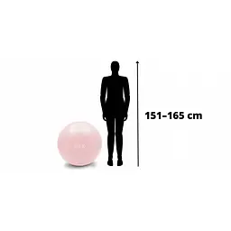 М'яч для фітнесу (фітбол) 4FIZJO 65 см Anti-Burst 4FJ0401 Pink (P-5907739317384) - мініатюра 3