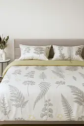 Комплект постільної білизни Ecotton полуторний 150х215 см Польові квіти на білому 24305 (24945)