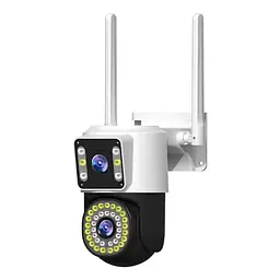 IP-камера вулична з подвійним об'єктивом XON SmartCam 4G 1080P (SCWEM22VW 3695) Біла