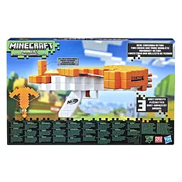 Бластер Hasbro Nerf Minecraft Pillagers Crossbow, з 3 стрілами (F4415) - мініатюра 3